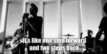 theory of a deadman its like one step forward and two steps back back and forth not meant to be