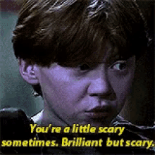 Harry Potter Ron Weasley GIF - Harry Potter Ron Weasley Youre Scary GIFs