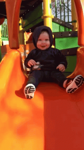 Slide Baby GIF - Slide Baby Park - Discover & Share GIFs