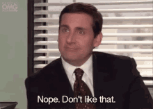 The Office Micheal Scott GIF - The Office Micheal Scott Nope GIFs