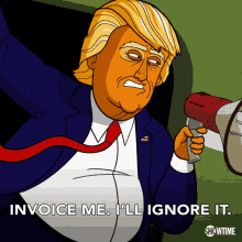 Invoice Me Ill Ignore It Donald Trump GIF - Invoice Me Ill Ignore It Donald Trump Jeff Bergman GIFs