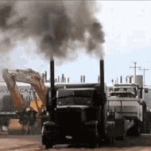 Truck Smoke GIF - Truck Smoke Rev GIFs