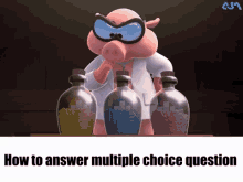 Aum How To Answer Multiple Choice Question GIF - Aum How To Answer Multiple Choice Question Animation GIFs