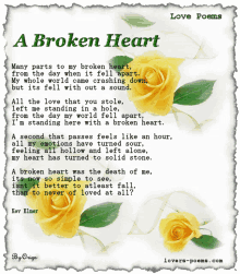 Broken Heart Poem GIF - Broken Heart Poem Yellow Rose GIFs