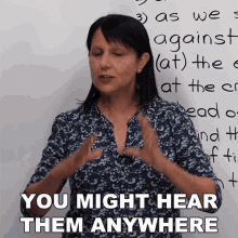 You Might Hear Them Anywhere Rebecca GIF - You Might Hear Them Anywhere Rebecca Engvid GIFs