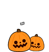 Pumpkin Halloween Ghost Sticker - Pumpkin Halloween Ghost Happy Halloween Stickers