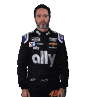 Pointing Right Jimmie Johnson Sticker - Pointing Right Jimmie Johnson Nascar Stickers