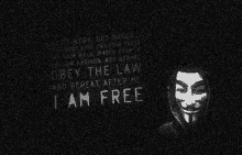 I Am Anonymous I Am Free GIF - I Am Anonymous I Am Free Anonymous GIFs