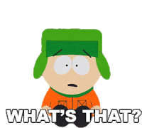 Whats That Kyle Broflovski Sticker - Whats That Kyle Broflovski South Park Stickers
