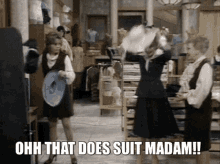 Oh That Does Suit Madam Are You Being Served GIF - Oh That Does Suit Madam Are You Being Served Mrs Slocombe GIFs