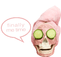 Me Time Finally Me Time Sticker - Me Time Finally Me Time Skull Stickers