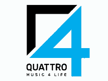 quatteo123 quattro djs music4life logo quattro