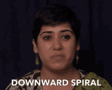 Downward Spiral Deborpriya Chattopadhyay GIF - Downward Spiral Deborpriya Chattopadhyay Aditi Mittal GIFs