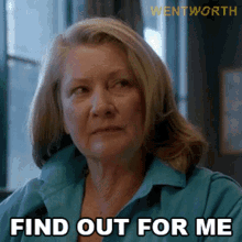 Find Out For Me Jacs Holt GIF - Find Out For Me Jacs Holt Wentworth GIFs