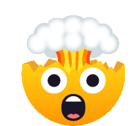 Exploding Head Joypixels Sticker - Exploding Head Joypixels Mind Blown Stickers