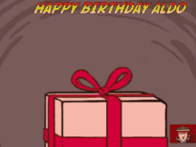 Happy Birthday Aldo Greeting GIF - Happy Birthday Aldo Aldo Greeting GIFs