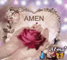 Amen Rose GIF - Amen Rose Alma GIFs