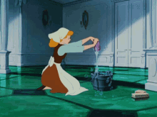 Cinderella Cleaning GIF - Cinderella Cleaning 灰姑娘 GIFs