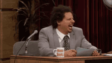 Eric Andre Fake Laugh GIF - Eric Andre Fake Laugh Laughing GIFs