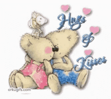 Hugs Hugs And Kisses GIF - Hugs Hugs And Kisses Teddy Bear GIFs