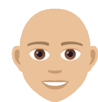 Bald Joypixels Sticker - Bald Joypixels Hairless Stickers