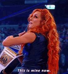 Becky Lynch Wwe GIF - Becky Lynch Wwe This Is Mine Now GIFs