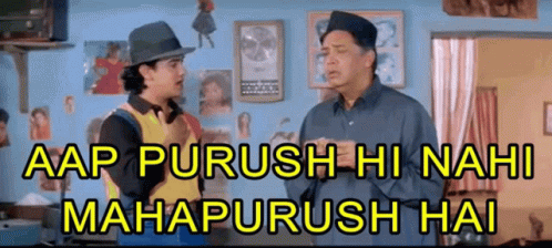 Aamir Khan Aap Purush Hi Nahi Mahapurush Hai GIF - Aamir Khan Aap Purush Hi Nahi Mahapurush Hai Funny As Hell GIFs