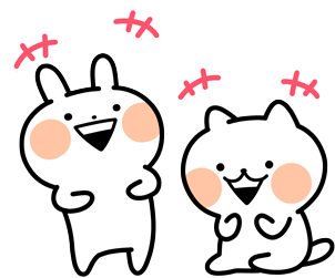 ははは うさぎゅーん Sticker ははは うさぎゅーん ねこぎゅーん Discover Share Gifs