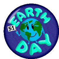 Earth Day Earth Day51 Sticker - Earth Day Earth Day51 Button Stickers