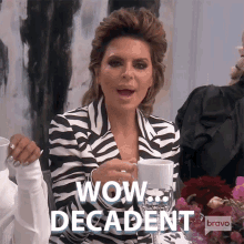 Wow Decadent Lisa Rinna GIF - Wow Decadent Lisa Rinna Real Housewives Of Beverly Hills GIFs