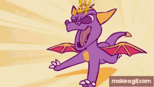 Spyro Dragon GIF - Spyro Dragon Running GIFs