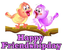 Happy Friendship Day Shakehands GIF - Happy Friendship Day Shakehands Birds GIFs