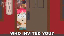 Who Invited You Red Mcarthur GIF - Who Invited You Red Mcarthur South Park GIFs