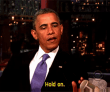 Obama Hold On GIF - Obama Hold On Wait GIFs
