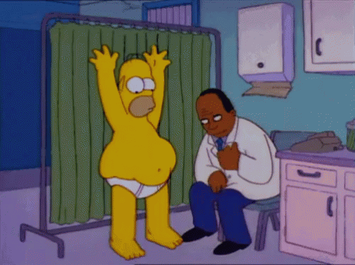 Measuring Homer&#39;S Fat - Belly GIF - Belly The Simpsons Simpsons - Discover  &amp; Share GIFs