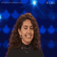 Nodding Alessia Cara GIF - Nodding Alessia Cara Family Feud Canada GIFs