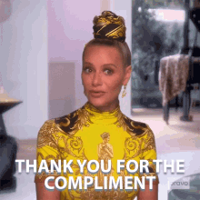 Thak You For The Compliment Dorit Kemsley GIF - Thak You For The Compliment Dorit Kemsley Real Housewives Of Beverly Hills GIFs