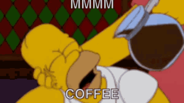 Homer Mmm Coffee GIF - Homer Mmm Coffee The Simpsons GIFs