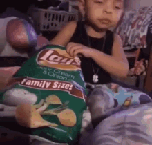 Eating Lays Mood GIF - Eating Lays Mood Family Size GIFs