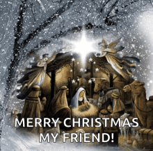 Merry Christmas To All My Friends Baby Jesus GIF - Merry Christmas To All My Friends Baby Jesus Bethlehem GIFs