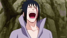 laugh lol lmao bleeding uchiha sasuke
