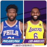 Philadelphia 76ers Vs. Los Angeles Lakers Pre Game GIF - Nba Basketball Nba 2021 GIFs