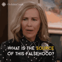 What Is The Source Of This Falsehood Moira GIF - What Is The Source Of This Falsehood Moira Moira Rose GIFs