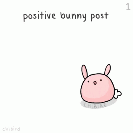 Chibird Dont Give Up GIF - Chibird Dont Give Up Positive Bunny Post GIFs