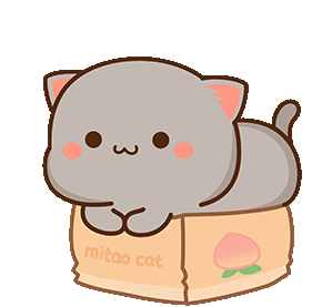Mochi Mochi Peach Cat Kitty Sticker - Mochi Mochi Peach Cat Cat Kitty Stickers