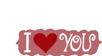 Valentines Day Love Sticker - Valentines Day Love I Love You Stickers