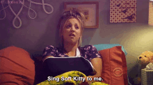 Sing Soft Kitty GIF - Big Bang Theory Penny Sing Soft Kitty GIFs