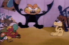 Garfield Garfield Bat GIF - Garfield Garfield Bat Garbat GIFs