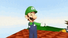 Dancing Luigi Mario Party GIF - Dancing Luigi Mario Party Supermarioglitchy4 GIFs