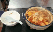 キムチ鍋 冬 美味しい 韓国料理 GIF - Kimchi Chigae Kimchi Nabe GIFs
